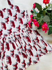 Tiger Forest - Cotton Frock 6m to 1 Yr